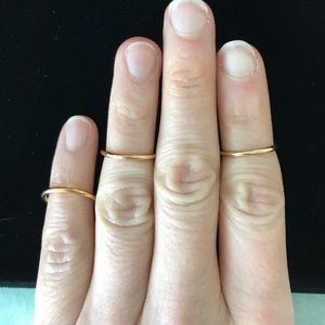 WWW x Bing Bang NYC midi rings
